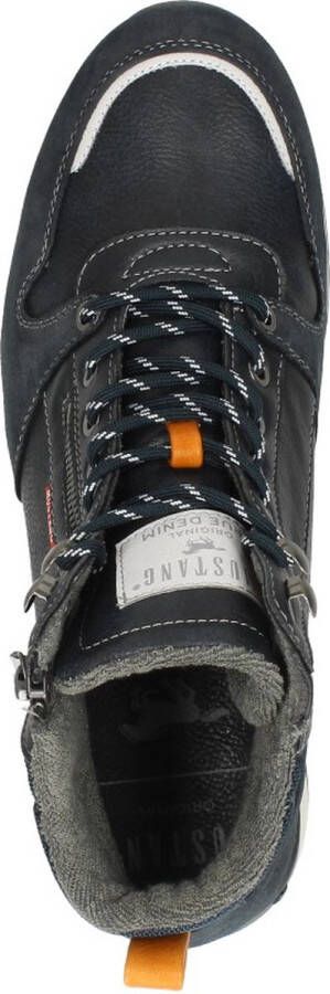 Mustang Veterschoenen Hoog Veterschoenen Hoog blauw