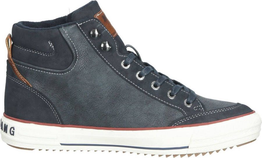 Mustang Veterschoenen Hoog Veterschoenen Hoog blauw