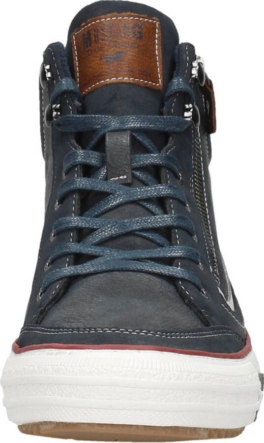 Mustang Veterschoenen Hoog Veterschoenen Hoog blauw