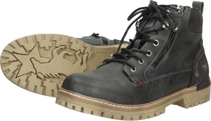 Mustang Veterschoenen Hoog Veterschoenen Hoog donkergrijs