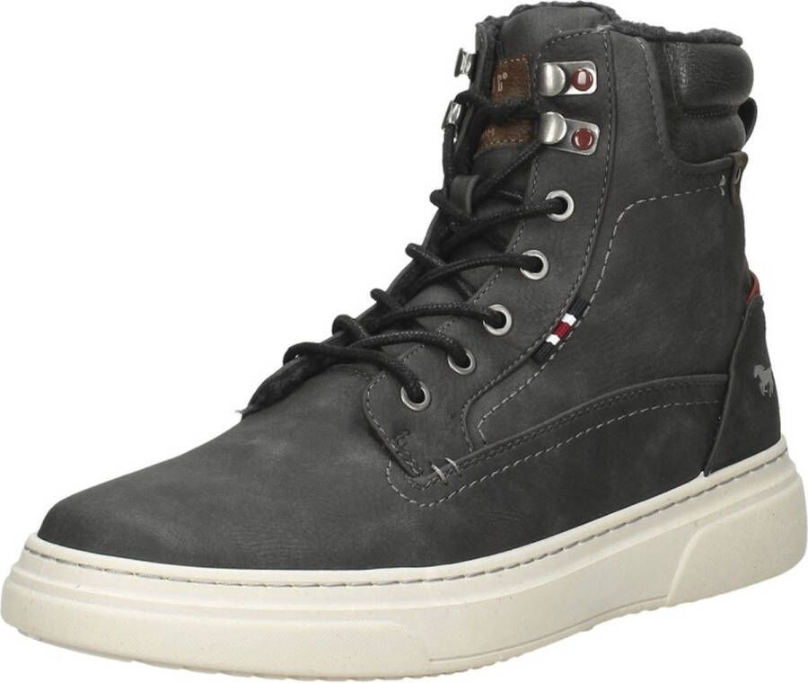Mustang Shoes Hoge veterschoenen met zijrits voor gemakkelijker instappen - Foto 2