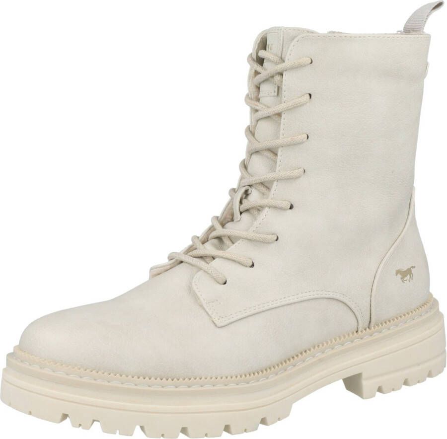 Mustang Veterschoenen Hoog Veterschoenen Hoog gebroken wit