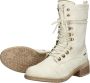 Mustang Veterschoenen Hoog Veterschoenen Hoog Gebroken wit - Thumbnail 15