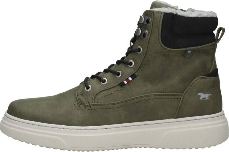 Mustang Veterschoenen Hoog Veterschoenen Hoog Groen - Foto 12