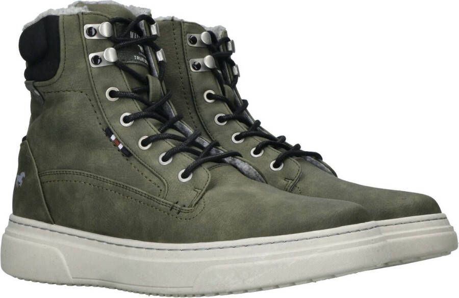 Mustang Veterschoenen Hoog Veterschoenen Hoog Groen - Foto 17