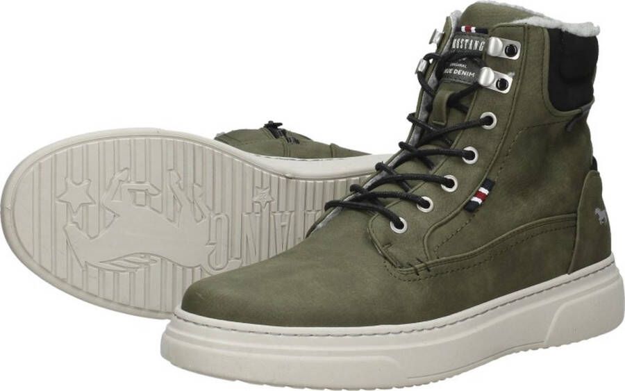 Mustang Veterschoenen Hoog Veterschoenen Hoog Groen