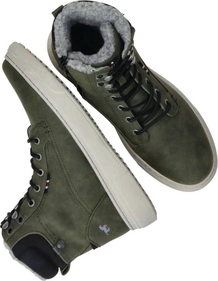 Mustang Veterschoenen Hoog Veterschoenen Hoog Groen