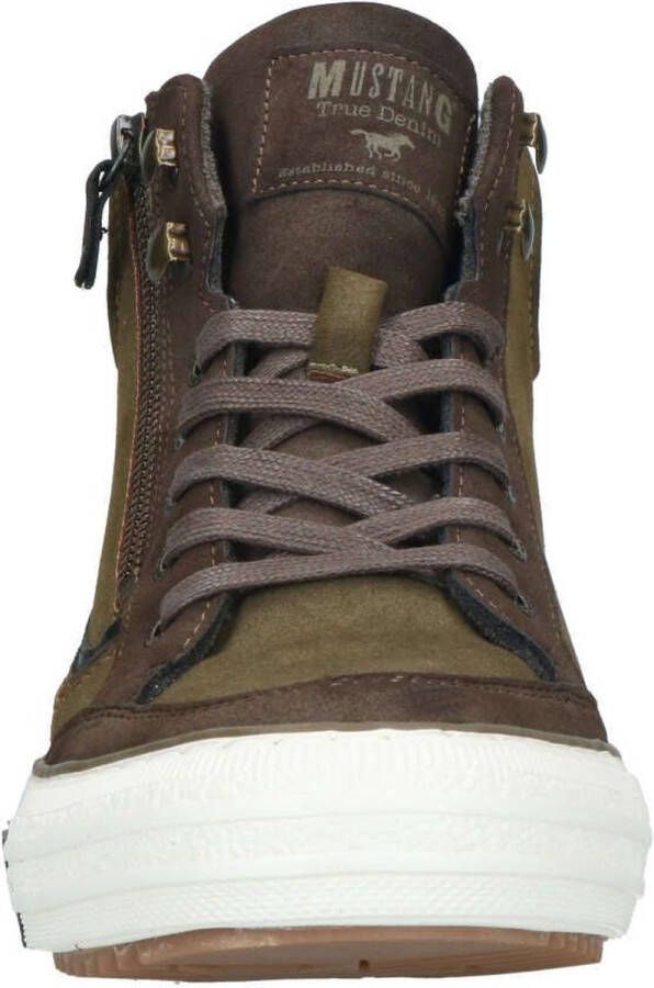 Mustang Veterschoenen Hoog Veterschoenen Hoog Groen - Foto 14