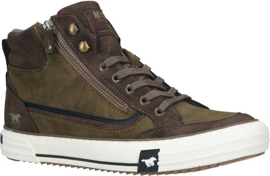 Mustang Veterschoenen Hoog Veterschoenen Hoog Groen - Foto 16