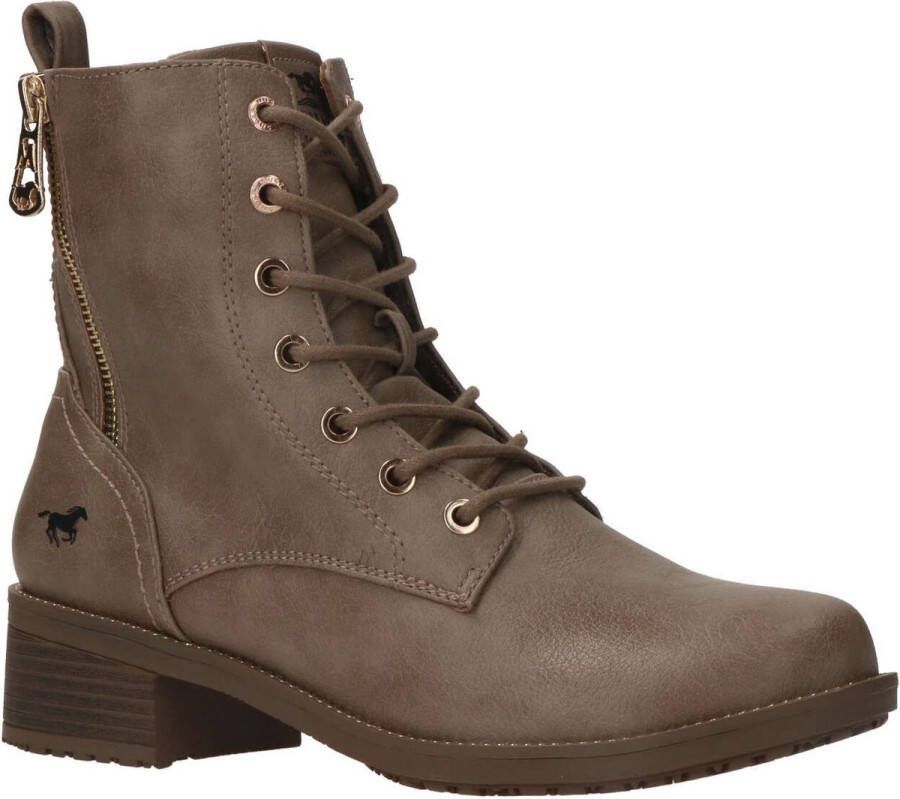 Mustang Veterschoenen Hoog Veterschoenen Hoog taupe - Foto 14
