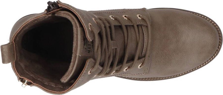 Mustang Veterschoenen Hoog Veterschoenen Hoog taupe - Foto 13