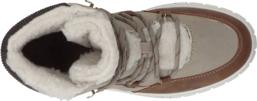Mustang Veterschoenen Hoog Veterschoenen Hoog Taupe