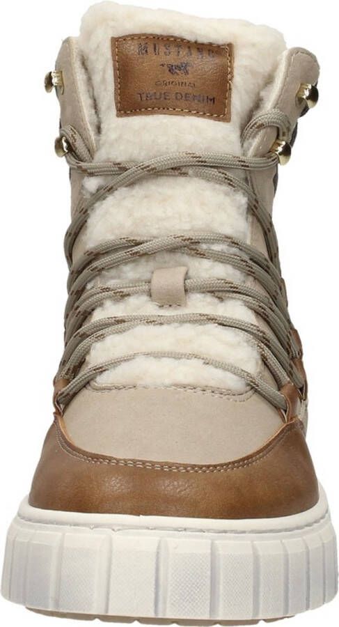 Mustang Veterschoenen Hoog Veterschoenen Hoog Taupe