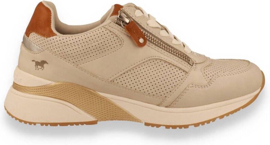 Mustang Veterschoenen Laag Veterschoenen Laag Gebroken wit