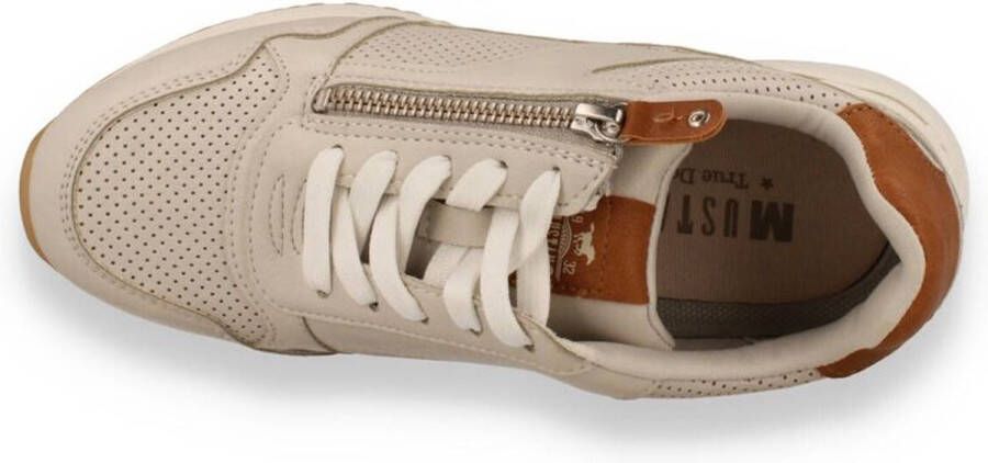 Mustang Veterschoenen Laag Veterschoenen Laag Gebroken wit