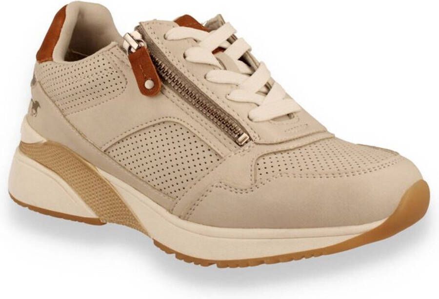 Mustang Veterschoenen Laag Veterschoenen Laag Gebroken wit