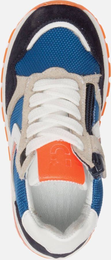 Muyters Sneakers blauw Leer