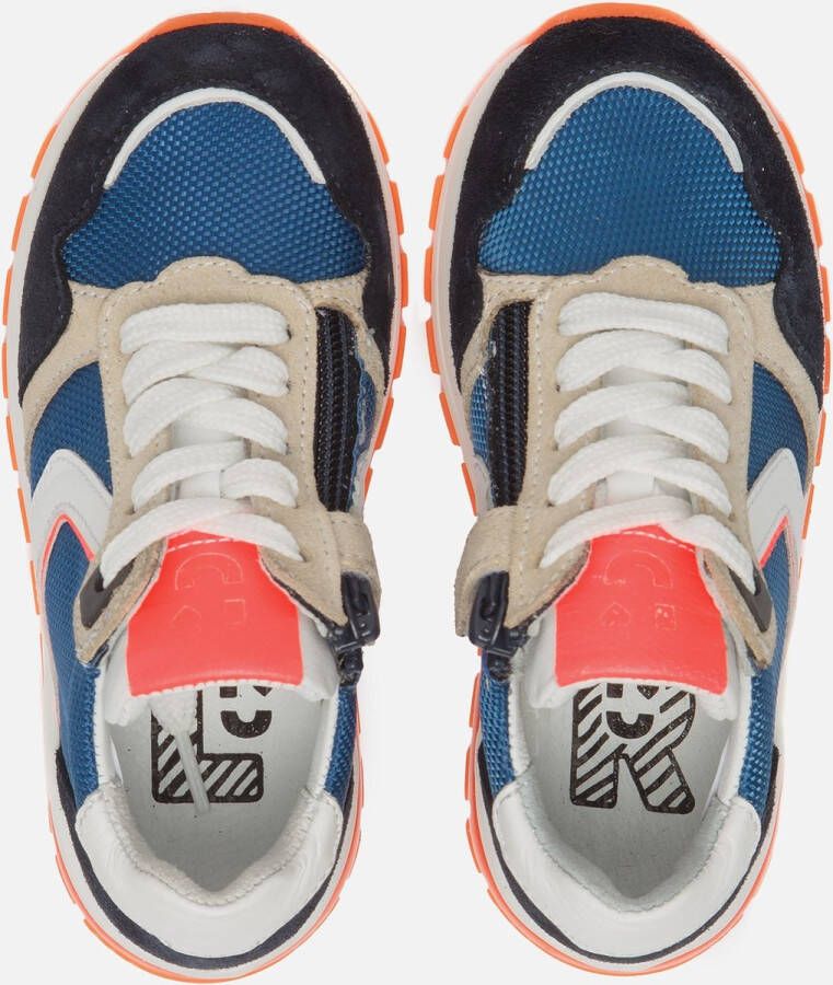 Muyters Sneakers blauw Leer