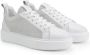 Mysa Fuschia Leren Damessneakers Veterschoenen vrouwen Wit Leer - Thumbnail 2