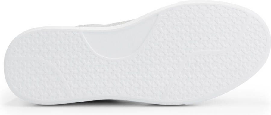Mysa Fuschia Leren Damessneakers Veterschoenen vrouwen Wit Leer