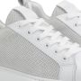 Mysa Fuschia Leren Damessneakers Veterschoenen vrouwen Wit Leer - Thumbnail 4