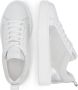 Mysa Fuschia Leren Damessneakers Veterschoenen vrouwen Wit Leer - Thumbnail 5