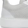 Mysa Fuschia Leren Damessneakers Veterschoenen vrouwen Wit Leer - Thumbnail 7