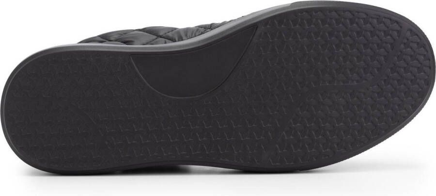 Mysa Lanthe Leren Damessneakers Veterschoenen Zwart Leer - Foto 3