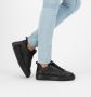 Mysa Lanthe Leren Damessneakers Veterschoenen Zwart Leer - Thumbnail 4