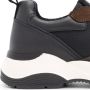 Mysa Rodanthe Leren damessneakers Zwart Bruin - Thumbnail 4