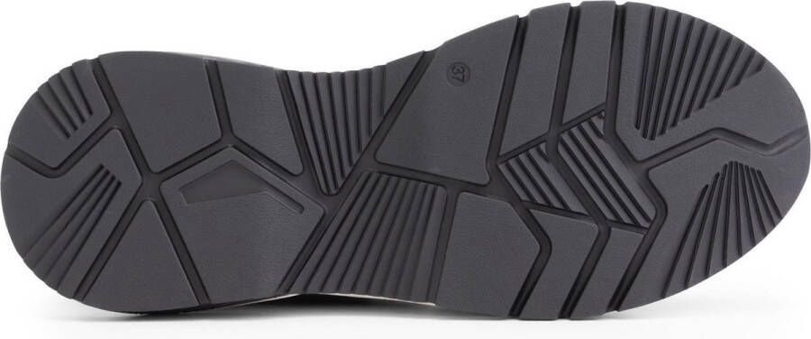 Mysa Rodanthe Leren damessneakers Zwart Bruin - Foto 5