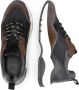 Mysa Rodanthe Leren damessneakers Zwart Bruin - Thumbnail 8