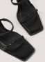 NA-KD Glitter High Heel Vrouwen Sandalen Black - Thumbnail 3