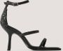 NA-KD Glitter High Heel Vrouwen Sandalen Black - Thumbnail 4