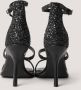 NA-KD Glitter High Heel Vrouwen Sandalen Black - Thumbnail 5