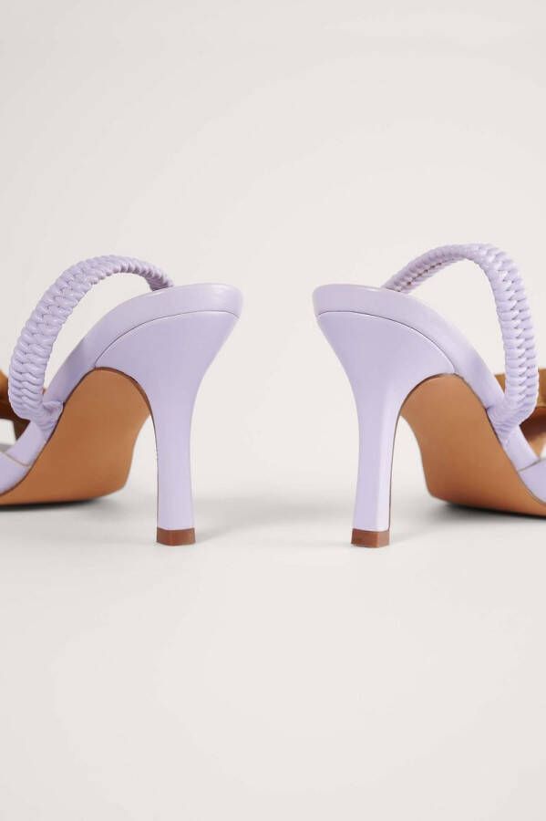 NA-KD NA KD Ruffled Vrouwen Sandalen 41 Lilac - Foto 2