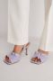 NA-KD NA KD Ruffled Vrouwen Sandalen 41 Lilac - Thumbnail 5