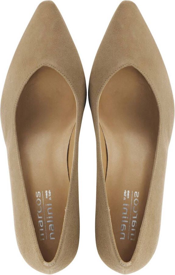 Nalini Dames Pumps Damesschoenen Suède hoogte 23E065 Zand