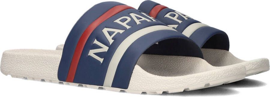 Napapijri Stream Badslippers Slippers flip flops Heren Blauw - Foto 11