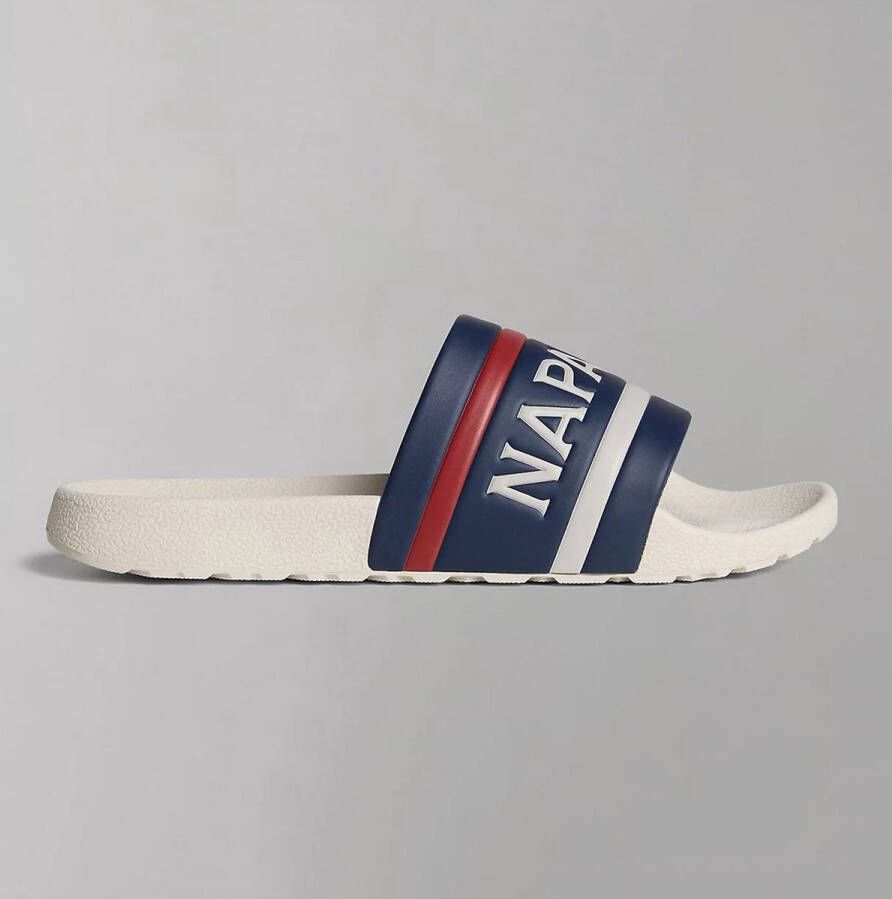 Napapijri Stream Badslippers Slippers flip flops Heren Blauw - Foto 5