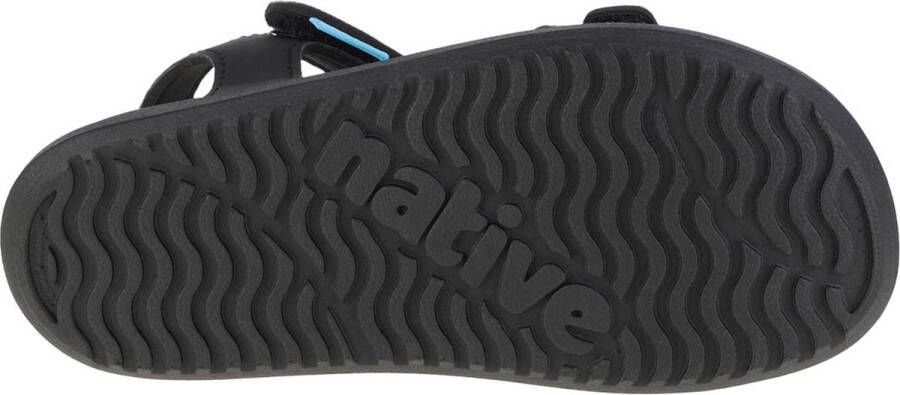 Native Charley Sugarlite Youth Sandal 65111100-1001 voor een jongen Zwart Sandalen