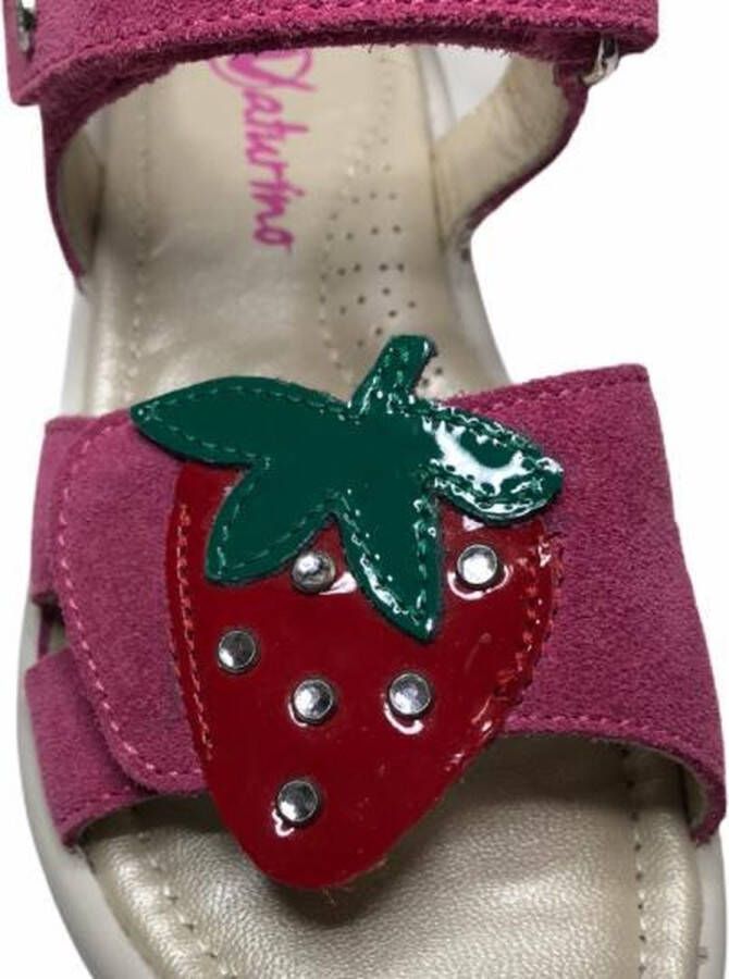 Naturino aardbei sandalen 6048 fuxia