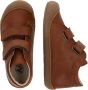 Naturino Cocoon Wool Mt 21 velcro's bumper warme effen lederen sneakers cognac - Thumbnail 8