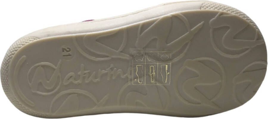 Naturino Cocoon- veter bumper hartjes lederen schoenen Roze