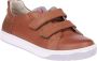 Naturino Caleb velcro's effen lederen schoenen- Cognac - Thumbnail 2