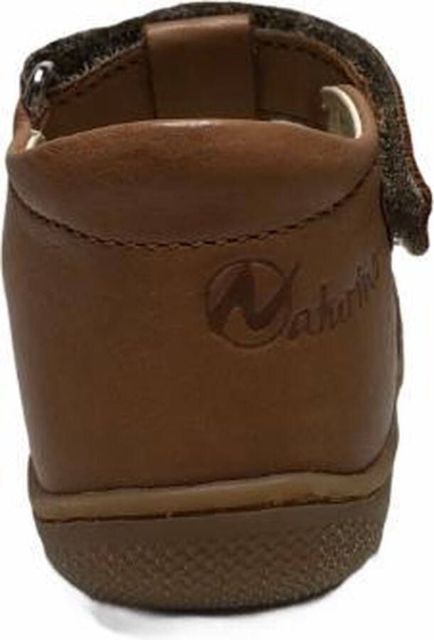 Naturino velcro bumper gesloten lederen sandalen Wad cognac - Foto 9