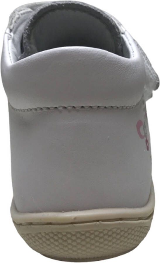 Naturino velcro bumper eenhoorn lederen sneakers Cocoon Wit