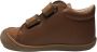 Naturino Cocoon Wool Mt 21 velcro's bumper warme effen lederen sneakers cognac - Thumbnail 14