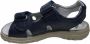 Naturino velcro ster lederen sandalen Dock navy - Thumbnail 3