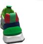 Naturino velcro's color blocking lederen sneakers Pliss Blauw Grijs - Thumbnail 2
